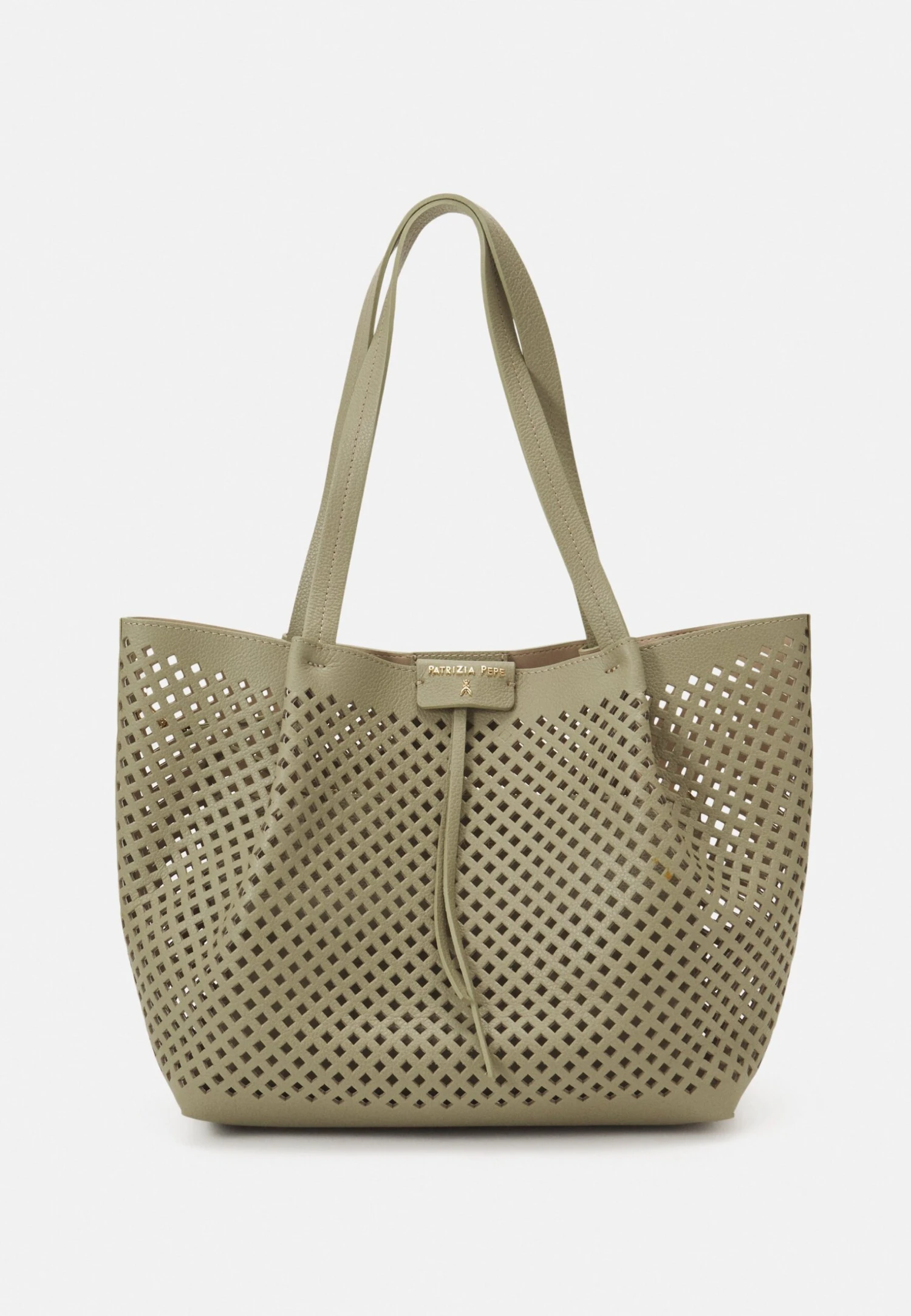 Patrizia Pepe Tote Bag - Sage Green 1 Patrizia Pepe Tote Bag - Sage Green