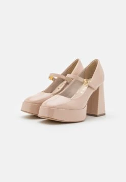 Tamaris Platform Heels - Nude Patent -Fashion Clothing Store 02b8a82d5e974dc2a93c0629cdcfe915