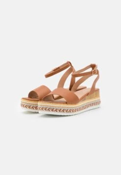 Anna Field Platform Sandals - Cognac -Fashion Clothing Store 04864dc97ba044918abc42593a5315d5