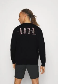 Lyle & Scott Evolution Crew - Jumper - Jet Black -Fashion Clothing Store 06a75377bfa24becb5d1818cab1bb529