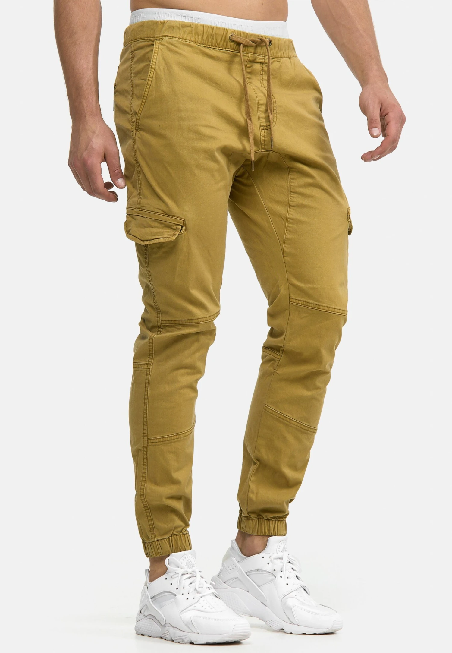 Indicode Jeans Levi - Cargo Trousers - Amber 1 Indicode Jeans Levi - Cargo Trousers - Amber