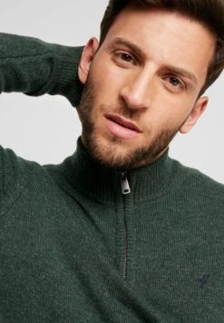 Pier One Jumper - Mottled Dark Green -Fashion Clothing Store 0ffac4a6cb01430894baaebc2963a6ec