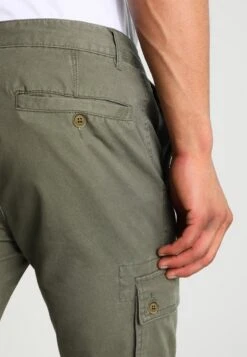 Pier One Cargo Trousers - Olive -Fashion Clothing Store 1518af73fa56480e89d912a55ecdc4ee