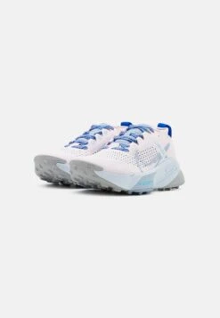 Nike Performance Zoomx Zegama- Trail Running Shoes - Pearl Pink/Blue Whisper/Coconut Milk/Baltic Blue/Football Grey -Fashion Clothing Store 15729fa169ac4edd80b456c8727e1f87