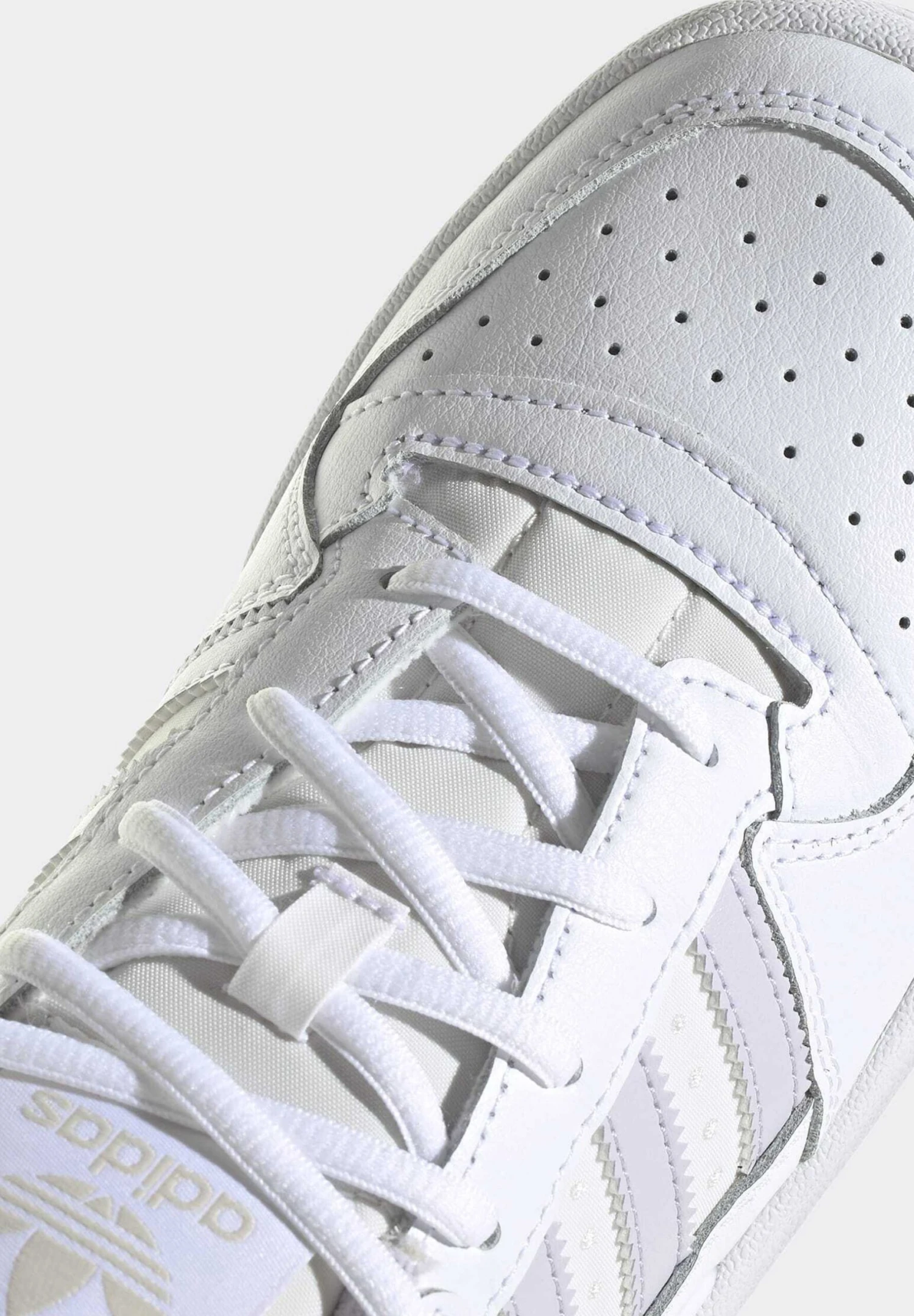 Adidas Originals Forum Low- Trainers - Cloud White Silver Dawn Off White 7 Adidas Originals Forum Low- Trainers - Cloud White Silver Dawn Off White - Image 7