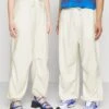 YOURTURN Genderless Parachute Unisex - Trousers - White