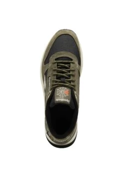 Reebok Classic Classic Leather Unisex - Trainers - Core Black Army Green Stucco -Fashion Clothing Store 20be46aff0eb4d988f6d2ad98557c144