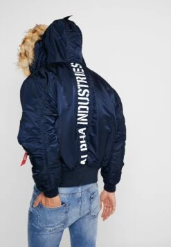 Alpha Industries Hooded Custom - Winter Jacket - Rep Blue 8 Alpha Industries Hooded Custom - Winter Jacket - Rep Blue -Fashion Clothing Store 29c462672df14e12acd540947947b7b5