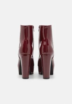 Anna Field High Heeled Ankle Boots - Dark Red -Fashion Clothing Store 2a5b99900a9343c581fcd9117be722b4