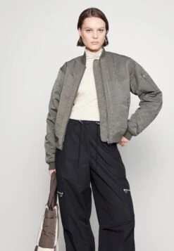 SAMSØE SAMSØE Mae Bomber - Bomber Jacket - Dark Brindle -Fashion Clothing Store 2b1639a112d14dc3a29f446a1f30de1b