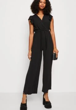 Wal G Fazza Ruffle- Jumpsuit - Black -Fashion Clothing Store 2fc3daa2e9a94427901b01c64730a4cf