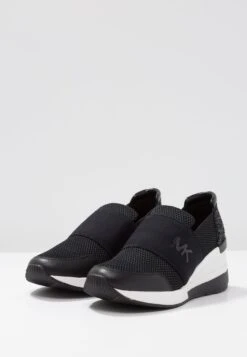 MICHAEL Michael Kors Felix Trainer - Slip-Ons - Black -Fashion Clothing Store 301053aba0b647318a96c01c67ba1c6f