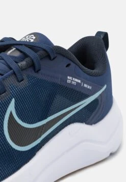 Nike Performance Downshifter 12 - Neutral Running Shoes - Midnight Navy/Worn Blue/Dark Obsidian/Pure Platinum/Gum Light Brown -Fashion Clothing Store 346aab54992649038bd6d1df73b00983