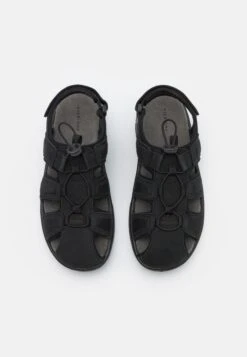 Pier One Leather - Walking Sandals - Black -Fashion Clothing Store 348ad4d4a3a548d0b683ff94cec7b0e3