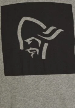 Norrøna /29 Square Viking - Print T-Shirt - Drizzle Melange -Fashion Clothing Store 39f07aaa80e34f838250a3be93644a43