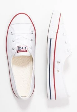 Converse Chuck Taylor All Star Ballet Lace - Trainers - White/Garnet/Navy -Fashion Clothing Store 3a4e579ad9404d108cf142369599f2f3