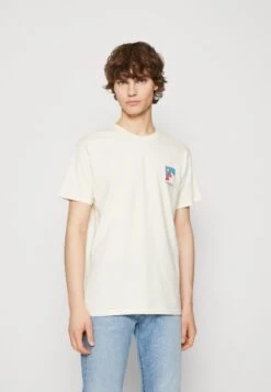 Kaotiko Mountain Minimal Unisex - Print T-Shirt - Ivory -Fashion Clothing Store 400a1504dda946558bd53d643c2b7b5b