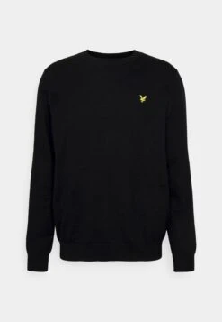 Lyle & Scott Evolution Crew - Jumper - Jet Black -Fashion Clothing Store 46327d801ec443e5b8150822a2568c4a