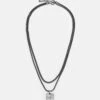 Jack & Jones Jacbaza Necklace 2 Pack - Necklace - Black
