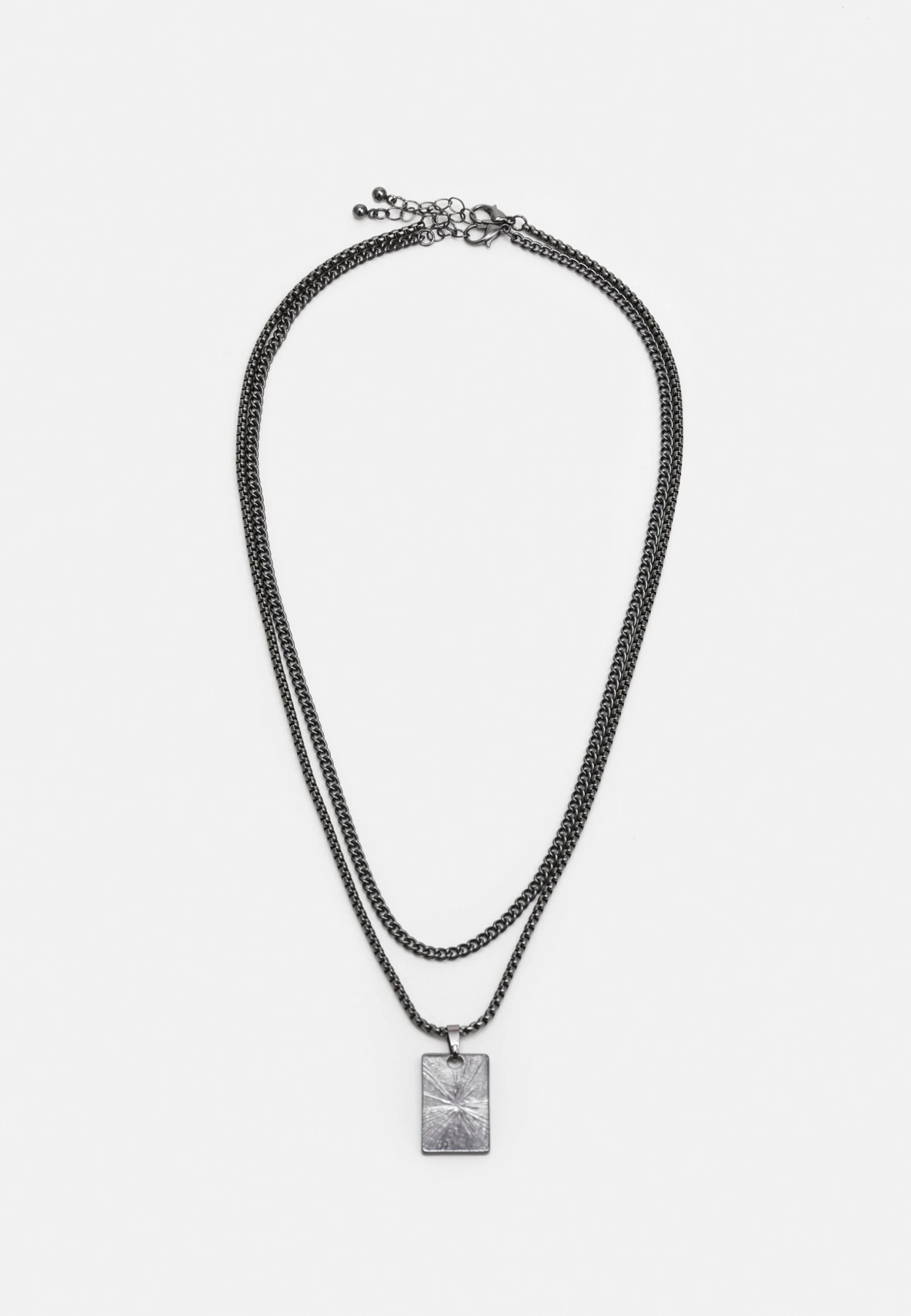 Jack & Jones Jacbaza Necklace 2 Pack - Necklace - Black 1 Jack & Jones Jacbaza Necklace 2 Pack - Necklace - Black