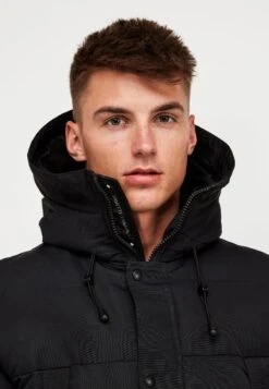 Aylmer Puffer Jacket - Winter Coat - Jet Black -Fashion Clothing Store 47093b28fe404cb1a319cae10f2de2a4