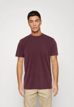 Pier One 7 Pack - Basic T-Shirt - Blue/Mottled Bordeaux/White -Fashion Clothing Store 4a8b7c59da094e668883e9f6ee9f1a94