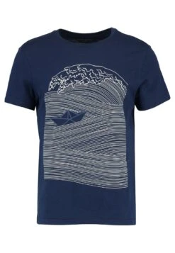 Pier One Print T-Shirt - Dark Blue/White -Fashion Clothing Store 4cc9341a476c4defa398ea435414ecfc