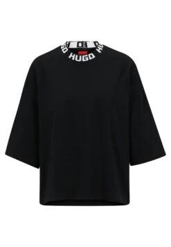 Hugo Dinaya - Long Sleeved Top - Black One -Fashion Clothing Store 5015a56cfae248c490197e062703beb7