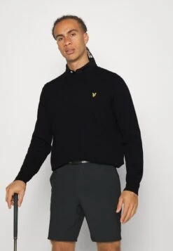 Lyle & Scott Evolution Crew - Jumper - Jet Black -Fashion Clothing Store 531b6004e4254d74b593b3addc533caa