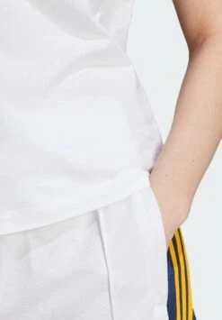 Adidas Originals Pearl Trefoil - Print T-Shirt - White -Fashion Clothing Store 53461ecd0bfd476da1a74297fa2aaf0a