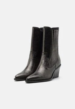 Bronx Next Low Kole - Cowboy/Biker Ankle Boot - Gunmetal -Fashion Clothing Store 53ab9080d5d84bbe9a2226ae020dac38