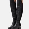 Over-The-Knee Boots - Black