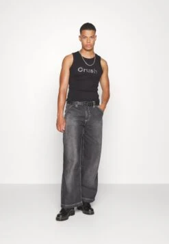 Jaded London Crush Rhinestone Vest Unisex - Top - Black -Fashion Clothing Store 5ab7dc86763e4add83a6be0007954d7b