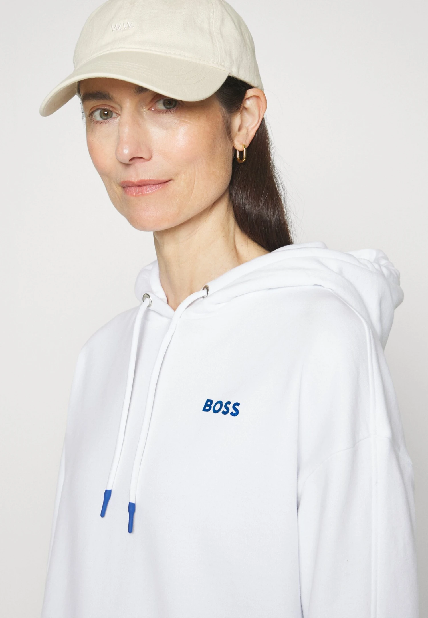 Boss Ecaisy- Sweatshirt - White 4 Boss Ecaisy- Sweatshirt - White - Image 4