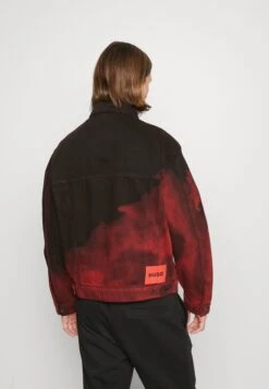 Hugo Denim Jacket - Bright Red -Fashion Clothing Store 624e9dd8972e43458f32775c0011482b