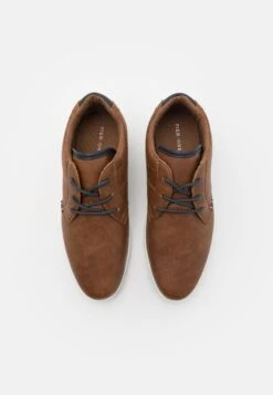 Pier One Casual Lace-Ups - Cognac/White -Fashion Clothing Store 640bfce7340948fdabf914861e9bbb2b