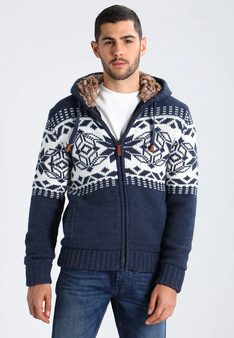 Pier One Cardigan - Blue Melange 1 Pier One Cardigan - Blue Melange