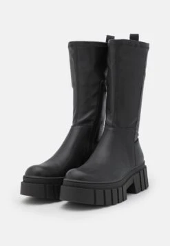 ONLY Shoes Onlbaiza Mid Sock Boot - Platform Boots - Black -Fashion Clothing Store 6683f56420a14cdf9380788d30fd69db