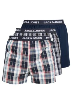 Jack & Jones Jaccheck 3 Pack - Boxer Shorts - Navy 8 Jack & Jones Jaccheck 3 Pack - Boxer Shorts - Navy -Fashion Clothing Store 69983f98f9d04768b63f33f62791d373