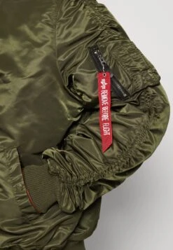 Alpha Industries Ma-1 Puckered - Bomber Jacket - Dark Olive -Fashion Clothing Store 6a0bf19b619742c5b8190bbf5d12bc20