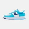 Nike Sportswear Air Force 1 07 Unisex - Trainers - White/Light Photo Blue/Deep Royal Blue/Baltic Blue/Black