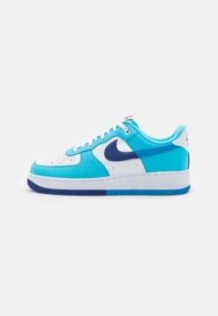 Nike Sportswear Air Force 1 07 Unisex - Trainers - White/Light Photo Blue/Deep Royal Blue/Baltic Blue/Black