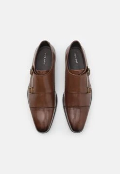 Pier One Leather - Smart Slip-Ons - Brown -Fashion Clothing Store 7355b4d3f8fb4341903b9f3ad401e287