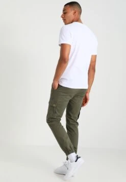 Pier One Cargo Trousers - Olive -Fashion Clothing Store 73fef15ad09644c784f9d8d36e2a25d1