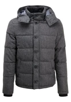 Pier One Winter Jacket - Grey Melange -Fashion Clothing Store 7454b54ee791466c972bb2db1401f09a