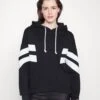 Hoodie - Black/White