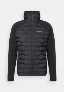 Peak Performance Argon Hybrid Hood - Fleece Jacket - Black -Fashion Clothing Store 77bb708aa46a408c89d6ceb509c7db7c