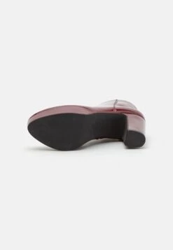 Anna Field High Heeled Ankle Boots - Dark Red -Fashion Clothing Store 784bf6fbbf91428390298c7d46943a10