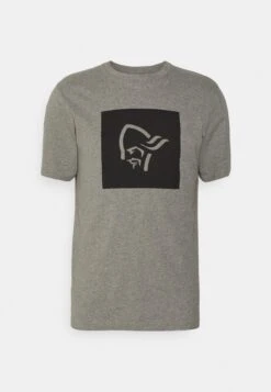 Norrøna /29 Square Viking - Print T-Shirt - Drizzle Melange
