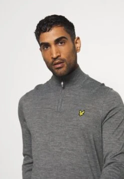 Lyle & Scott Golf Core Zip Mix - Jumper - Mid Grey Marl 9 Lyle & Scott Golf Core Zip Mix - Jumper - Mid Grey Marl -Fashion Clothing Store 7b37c596bac444d4a737649ab5ea04d8